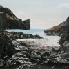 Treshnish isles. Acrylic and mixed media. 50 x 50 cm. 2010.