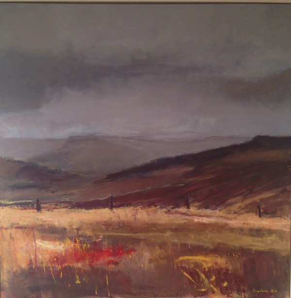 Heather and Moors 2. 100cm x 100cm. (sold).