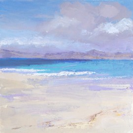 Iona Beach 2. 2. Acrylic and mixed media. 30cm x 30cm jpg