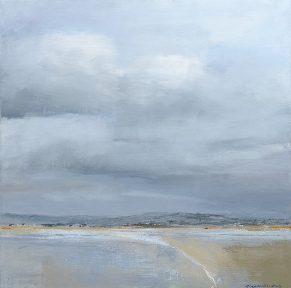 Solace at Sandside. Acrylic and mixed media on linen. 60cm x 60cm.